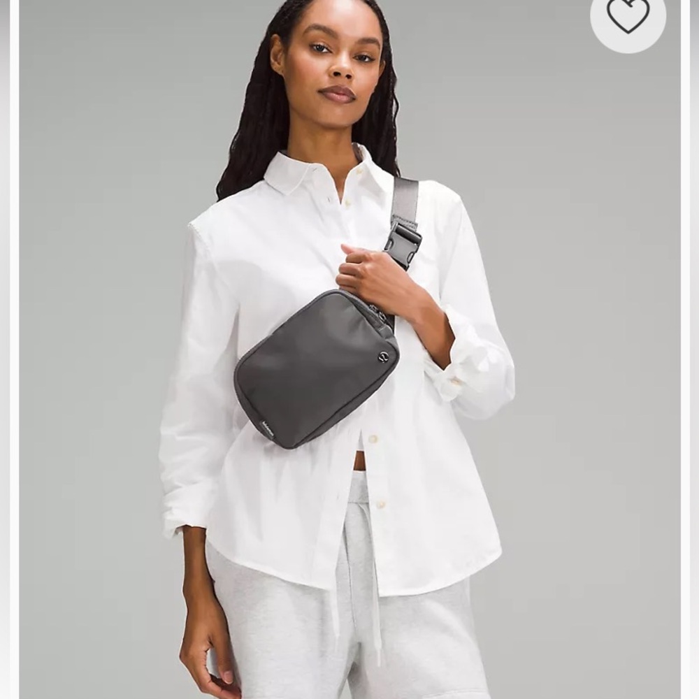 lululemon athletica Grey Crossbody Sling Bag